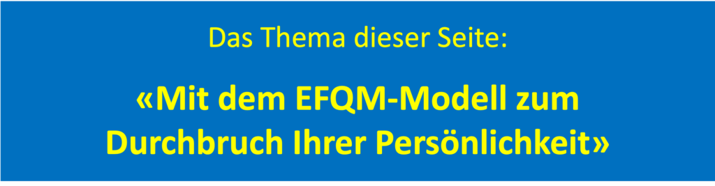 EFQM Modell