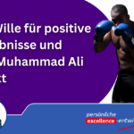 Positive Ergebnisse entstehen nicht einfach von selbst. Die Ergebnisse basieren auf Ihrem Tun. Positive Ergebnisse und wie Muhammad Ali denkt.